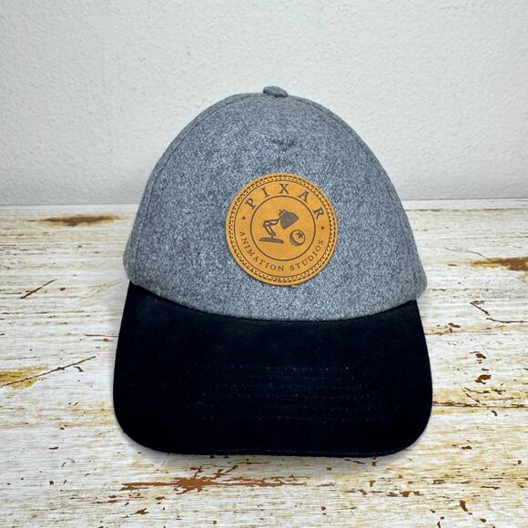 Disney Pixar Animation Studios Gray Felt Wool Blend Adjustable Baseball Cap - Picture 8 of 8